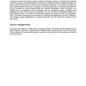 Enhancing Financial Services with Permissionless Blockchains