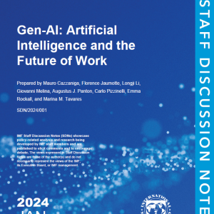 gen-AI: Artificial Intelligence and the Future of Work
