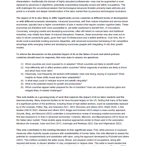 Gen-AI: Artificial Intelligence and the Future of Work