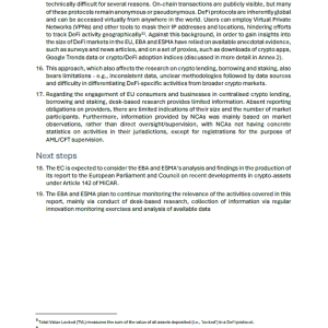 Recent developments in crypto-assets